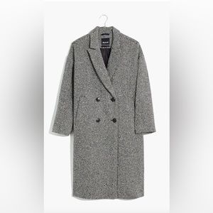 Madewell Herringbone Woodhull Coat